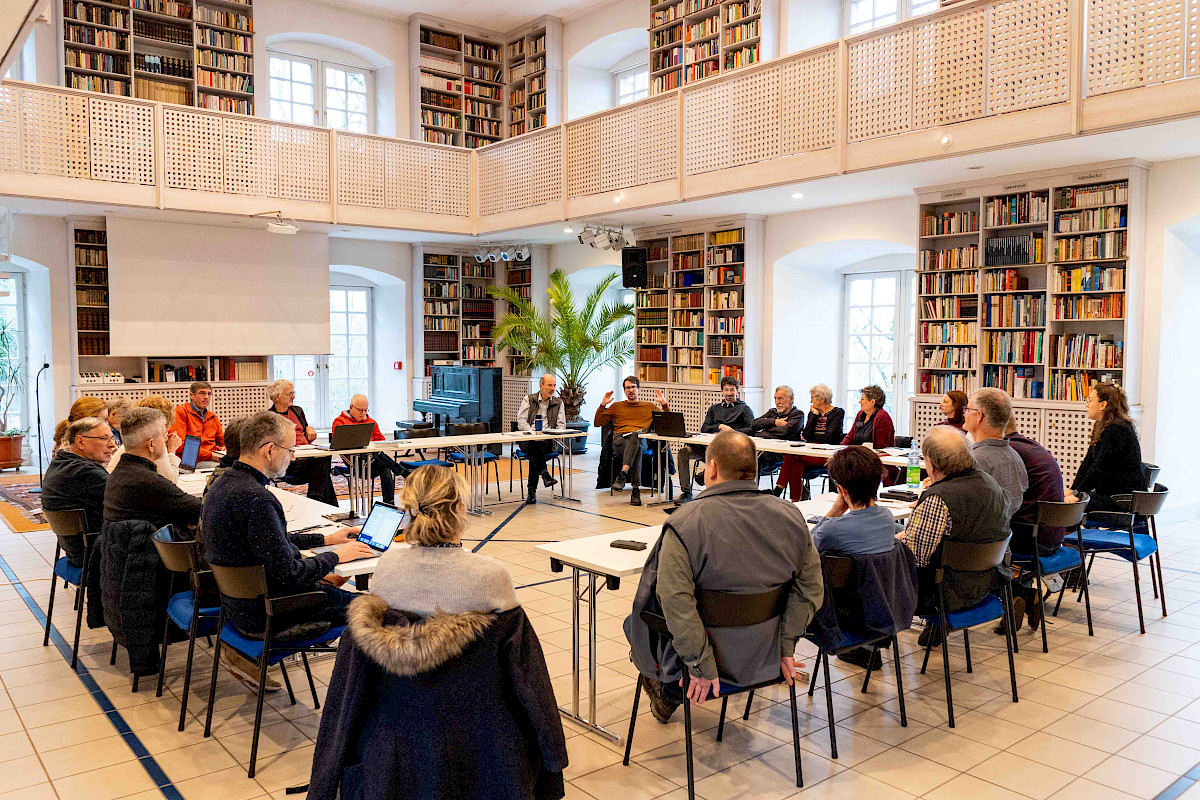 Seminar in der Bibliothek