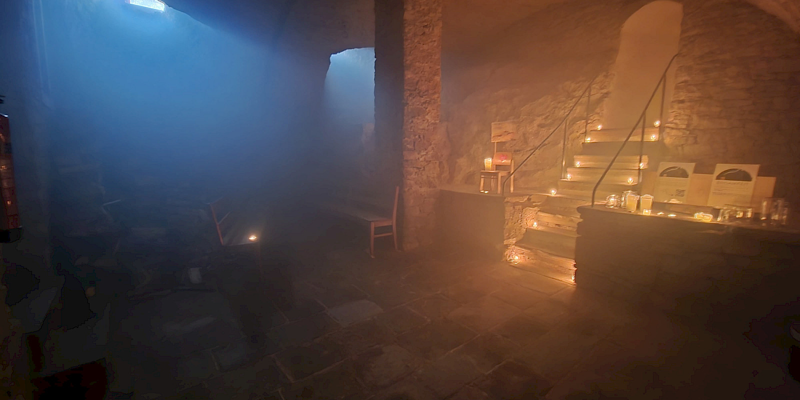 Station im Gewölbekeller