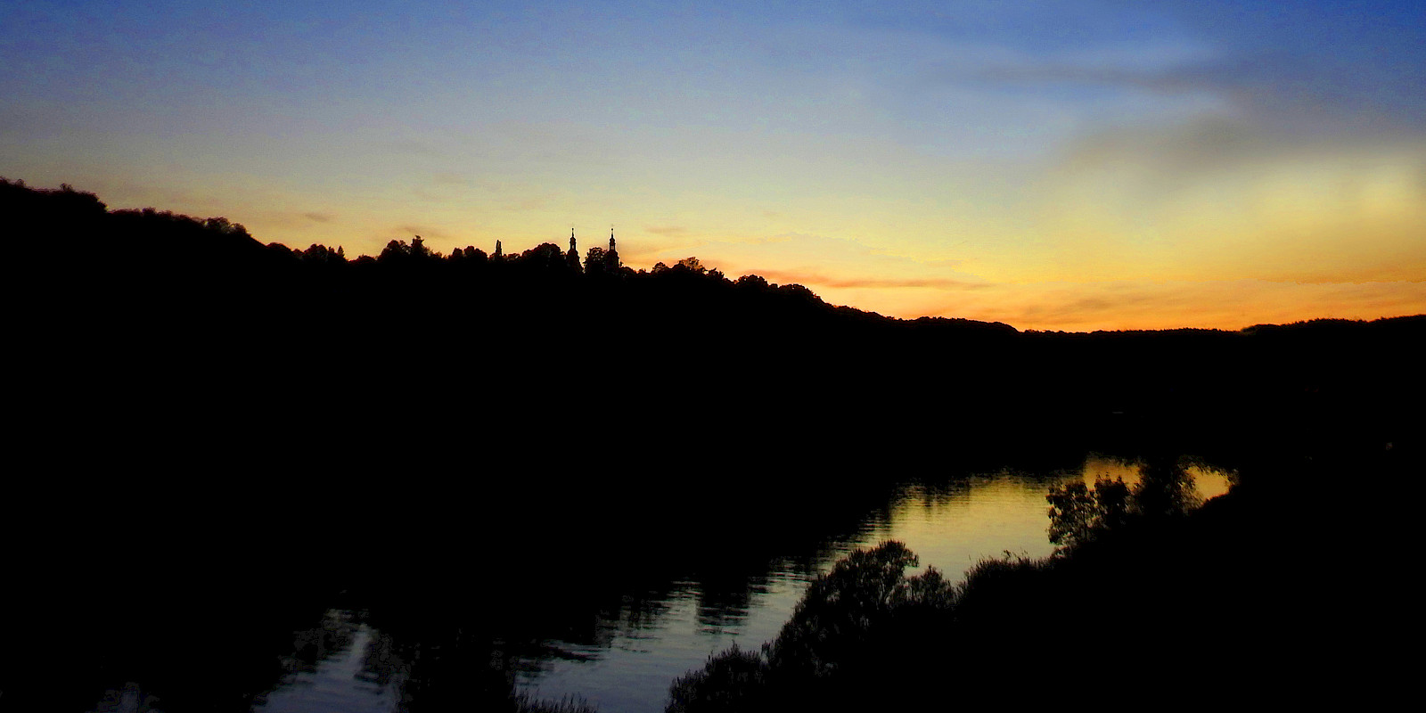 Abendstimmung am Main – © Br. Uwe Stodte