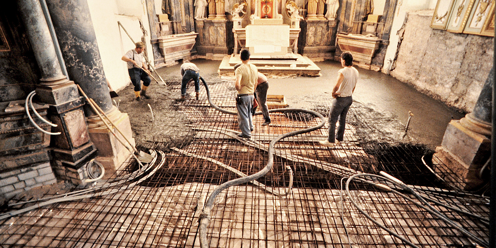 Kirche vor 40 Jahren