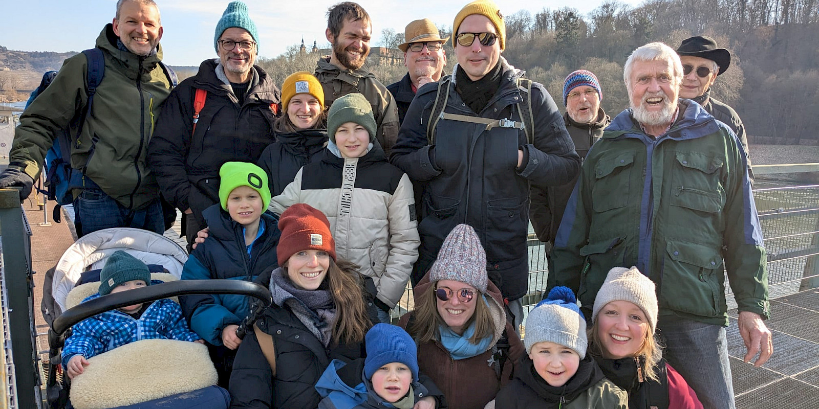 Ein Teil der Hausgemeinschaft