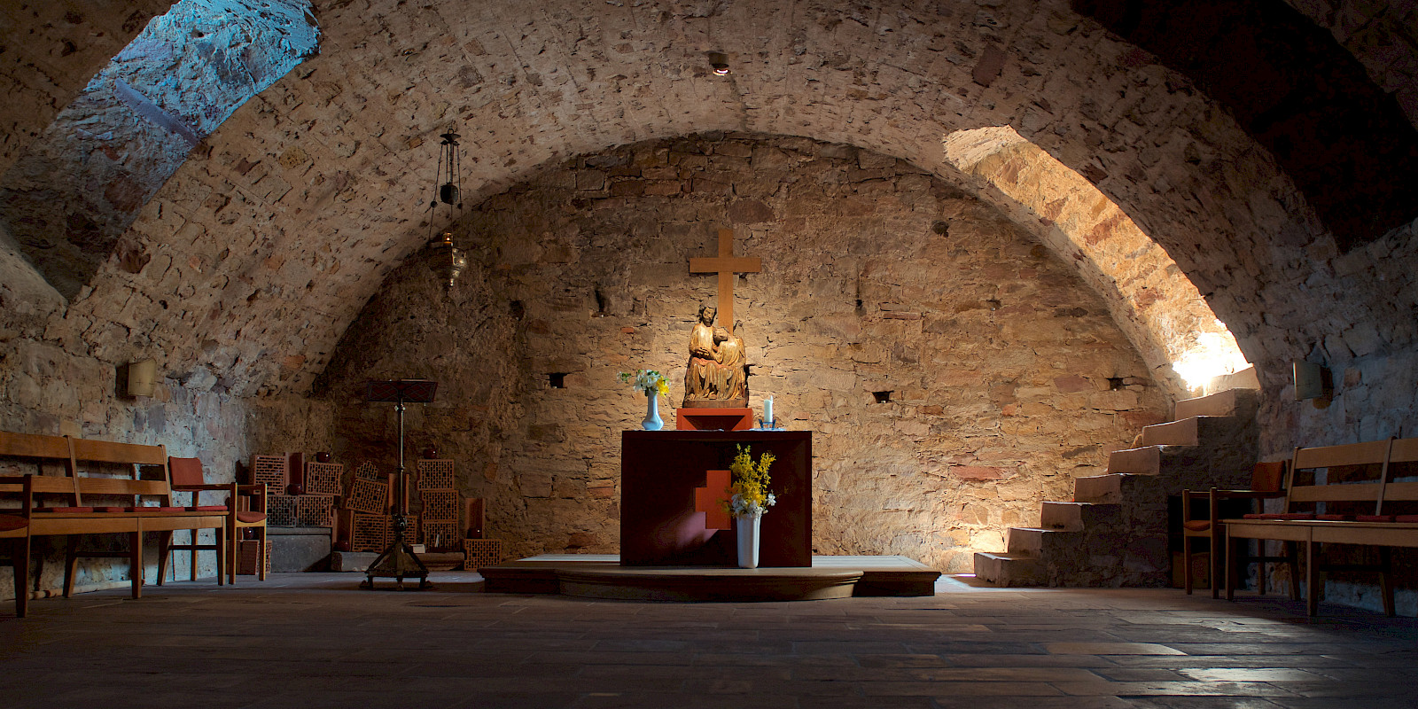 Die Kellerkappelle, ein Ort des Gebetes