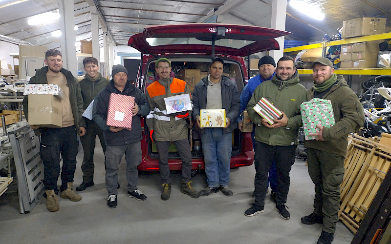 Versorgungsfahrt in die Ukraine